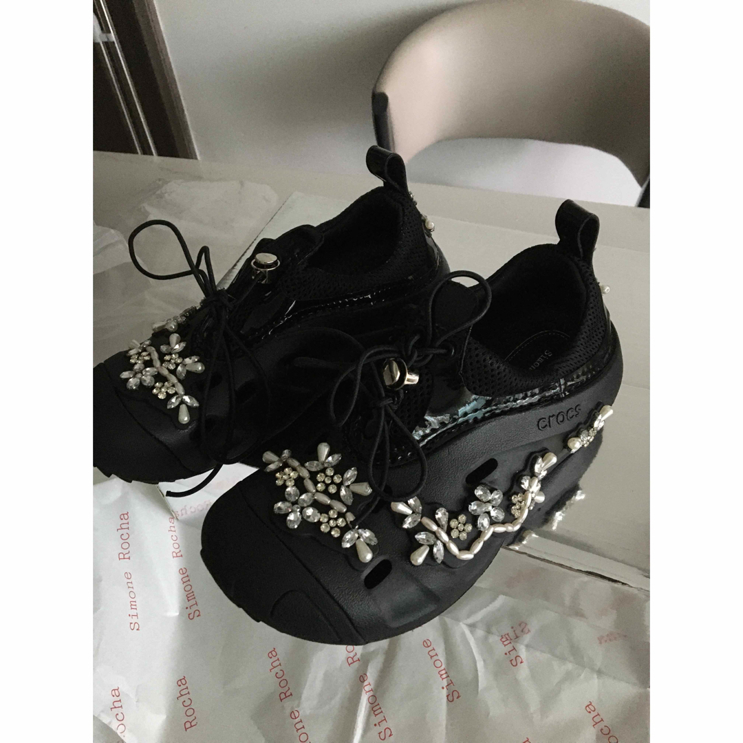 Simone Rocha Crocs シモーネロシャ クロックス ブラック 黒 Simone Rocha Crocs シモーネロシャ クロックス ブラック 黒