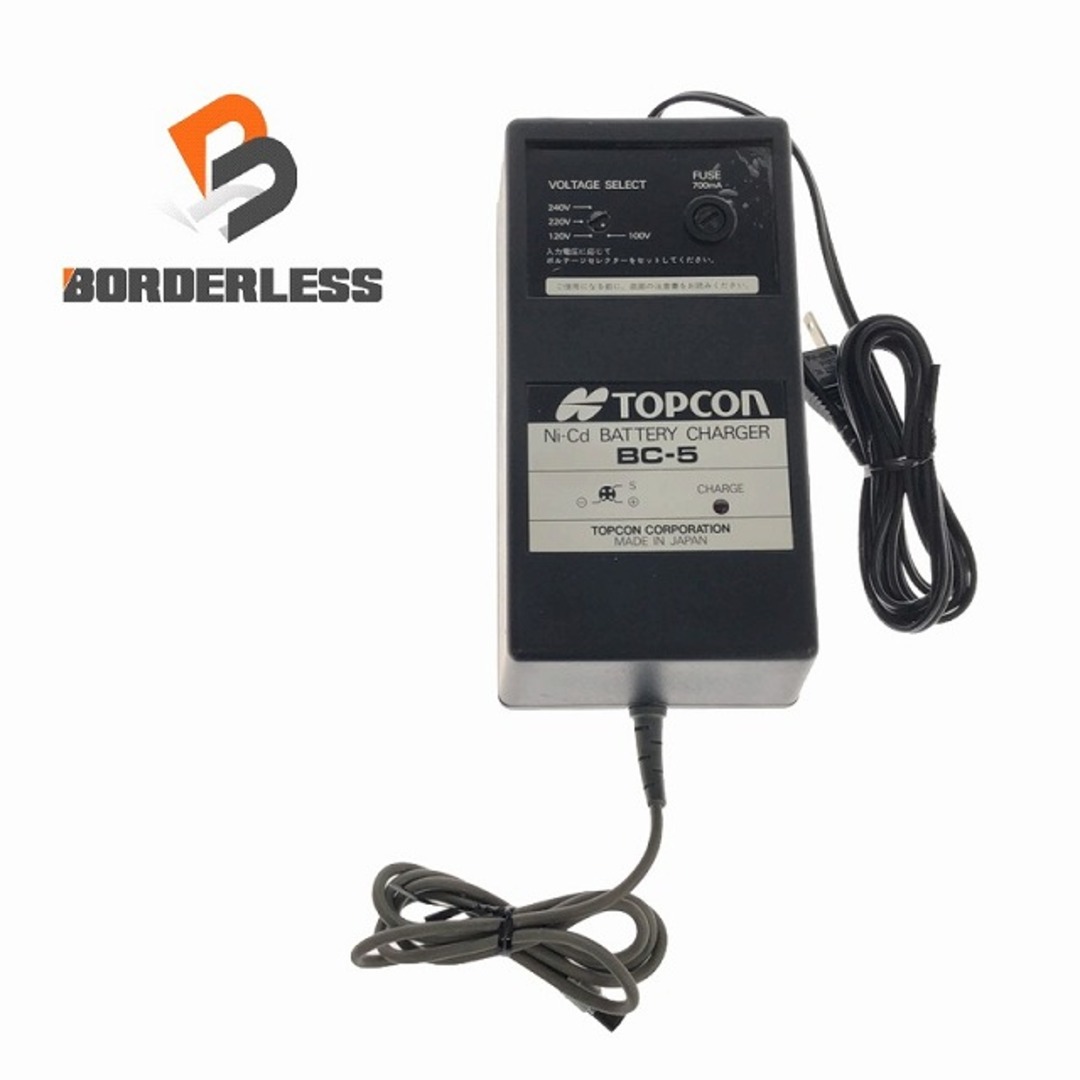 ☆中古品☆TOPCON トプコン Ni-Cd バッテリーチャージャー BC-5 トータルステーション用 充電器 93542 | フリマアプリ ラクマ ☆中古品☆TOPCON トプコン Ni-Cd バッテリーチャージャー BC-5 トータルステーション用 充電器 93542 | フリマアプリ ラクマ