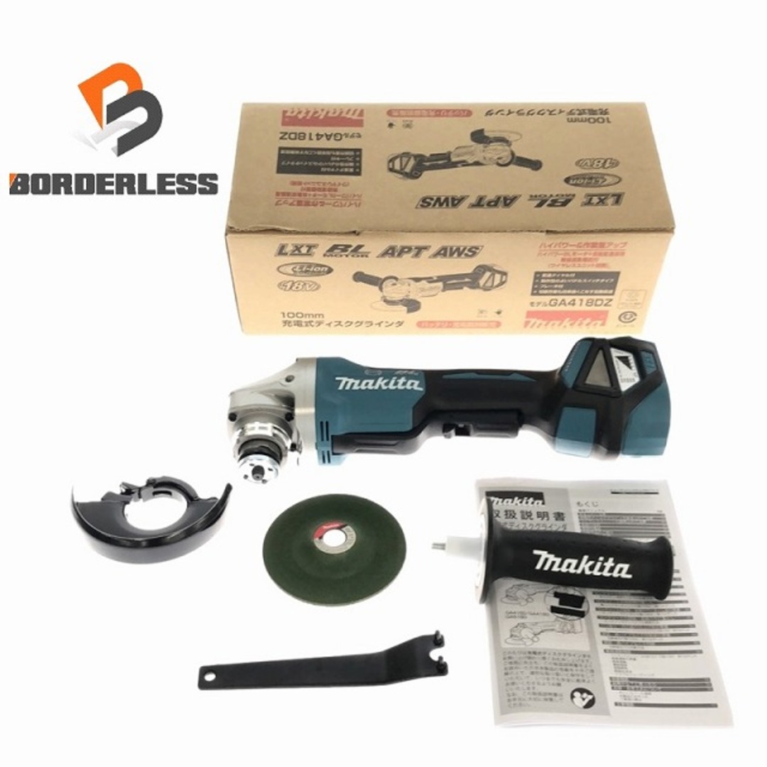 ☆未使用品☆ makita マキタ 18V 100mm 充電式グラインダー ☆未使用品☆ makita マキタ 18V 100mm 充電式グラインダー
