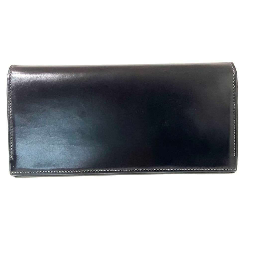ポールスミス✨コードバン✨Paul Smith✨馬蹄型✨長財布✨被せ ポールスミス✨コードバン✨Paul Smith✨馬蹄型✨長財布✨被せ