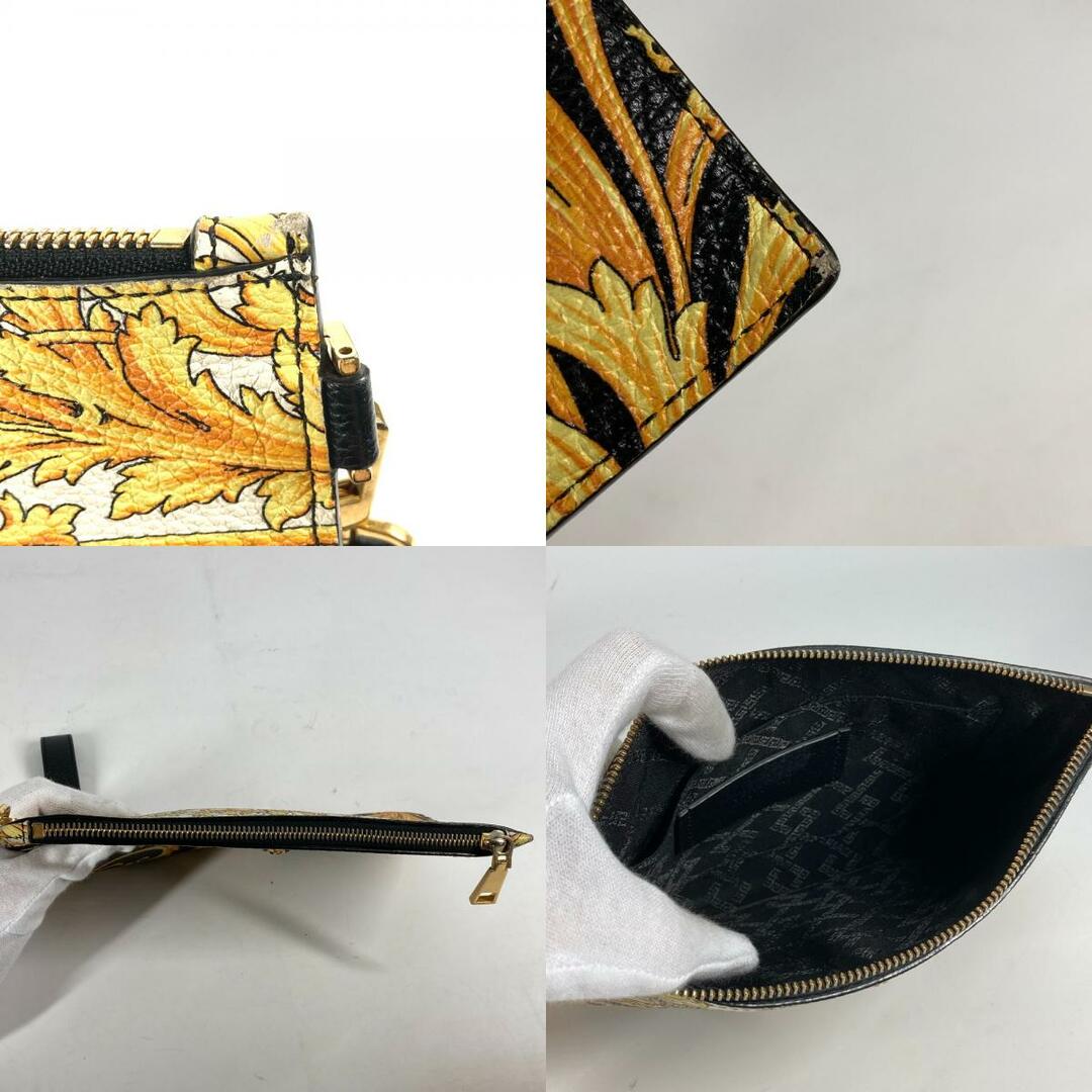 VERSACE - ヴェルサーチ VERSACE 総柄 ロゴ ポーチ カバン VERSACE - ヴェルサーチ VERSACE 総柄 ロゴ ポーチ カバン