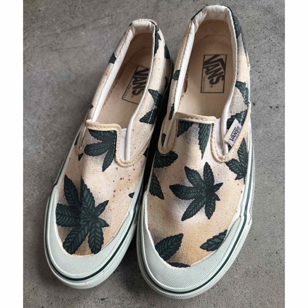 vans スリッポン マリファナ USA製 US7.5 90s スニーカー vans スリッポン マリファナ USA製 US7.5 90s スニーカー