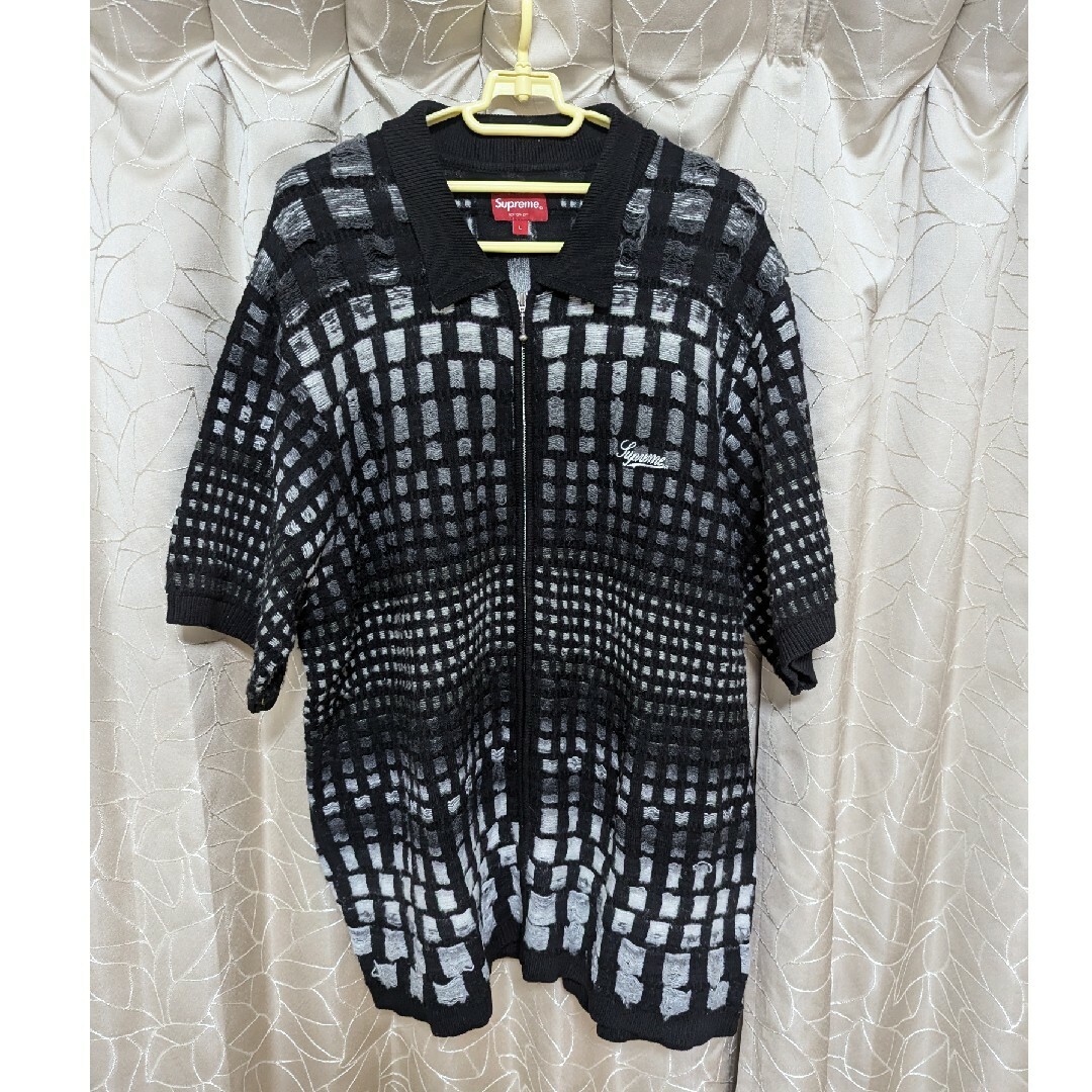 Supreme Gradient Grid Zip Up Polo 23ss|ファッション Supreme Gradient Grid Zip Up Polo 23ss|ファッション