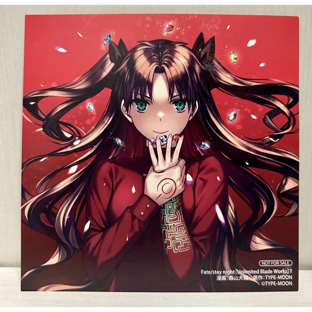 Fate ミニポスター風 眼鏡拭き 遠坂凛(☆限定☆遠坂凛の令呪 Fate ミニポスター風 眼鏡拭き 遠坂凛(☆限定☆遠坂凛の令呪