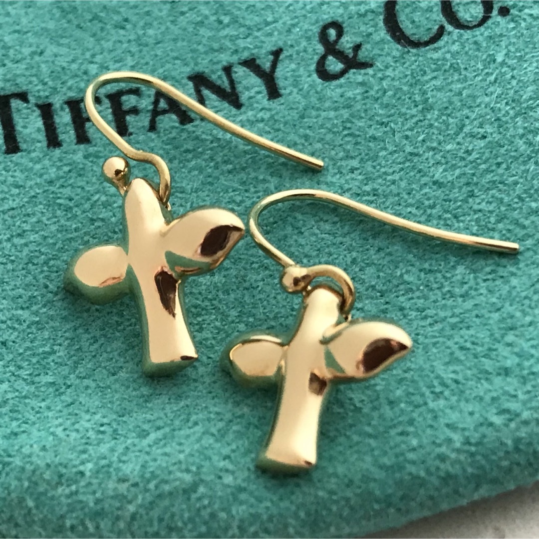 Tiffany & Co. - Tiffany K18YG バードクロス ピアス