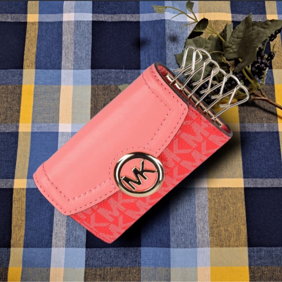 MICHAEL KORS すてき マイケルコース キーケース CORAL RF マルチ MICHAEL KORS すてき マイケルコース キーケース CORAL RF マルチ