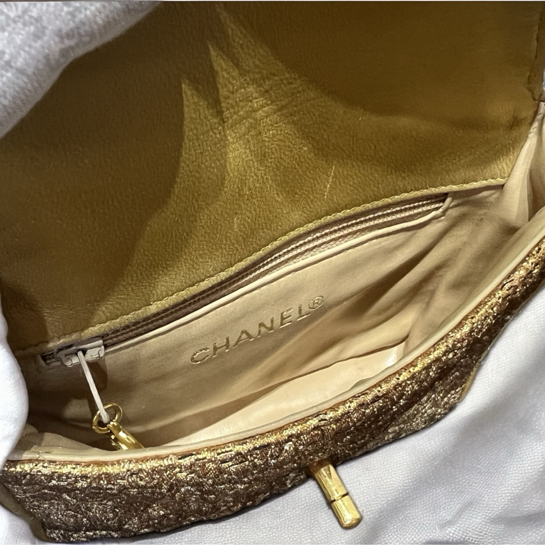 CHANEL - 激レア 付属品完備 ヴィンテージ シャネル 西陣織り CHANEL - 激レア 付属品完備 ヴィンテージ シャネル 西陣織り