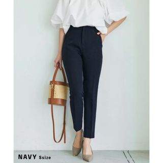ベースメント(BASEMENT)のテーパードパンツ ｜ テーパード パンツ スラックス 脚長 サラサラ 細身 美脚(ショートパンツ)