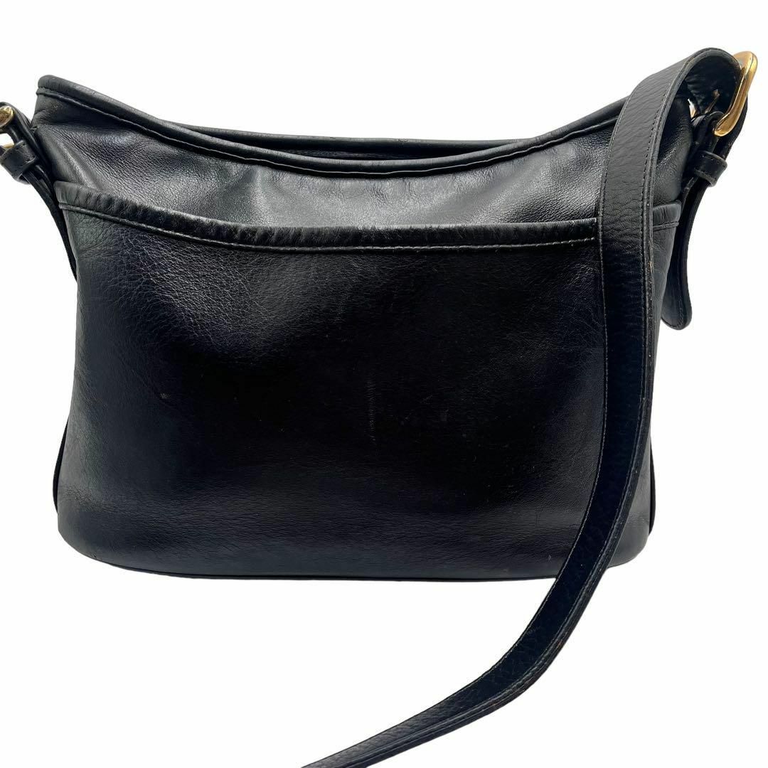 美品✨OLD COACH オールドコーチ ショルダーバッグ 斜め掛け 黒青 美品✨OLD COACH オールドコーチ ショルダーバッグ 斜め掛け 黒青