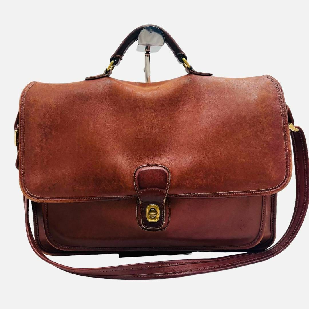 OLD COACH オールドコーチ ヴィンテージ ビジネスバッグ USA製 茶色 OLD COACH オールドコーチ ヴィンテージ ビジネスバッグ USA製 茶色