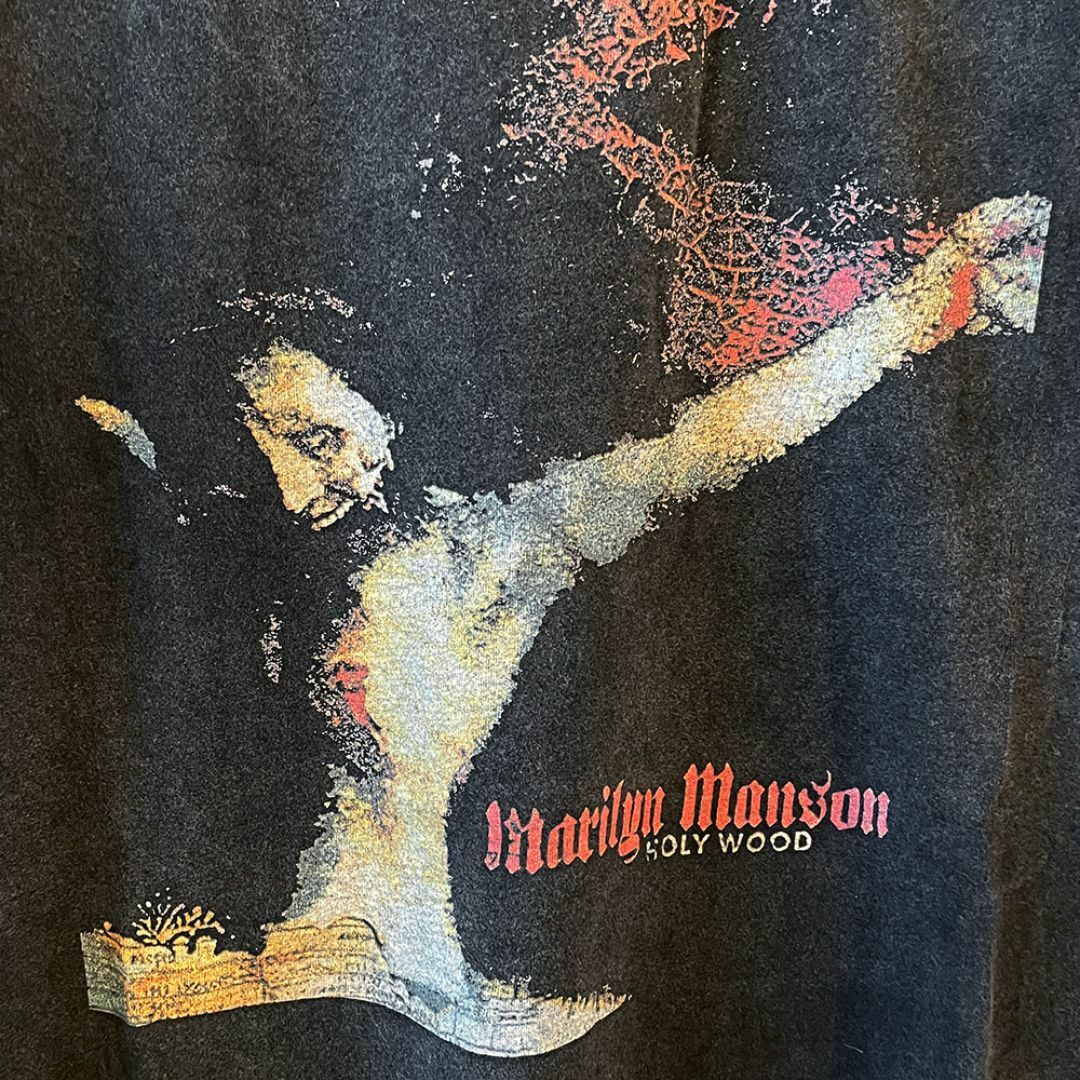 marilyn manson マリリンマンソン ヴィンテージ調 バンド T marilyn manson マリリンマンソン ヴィンテージ調 バンド T