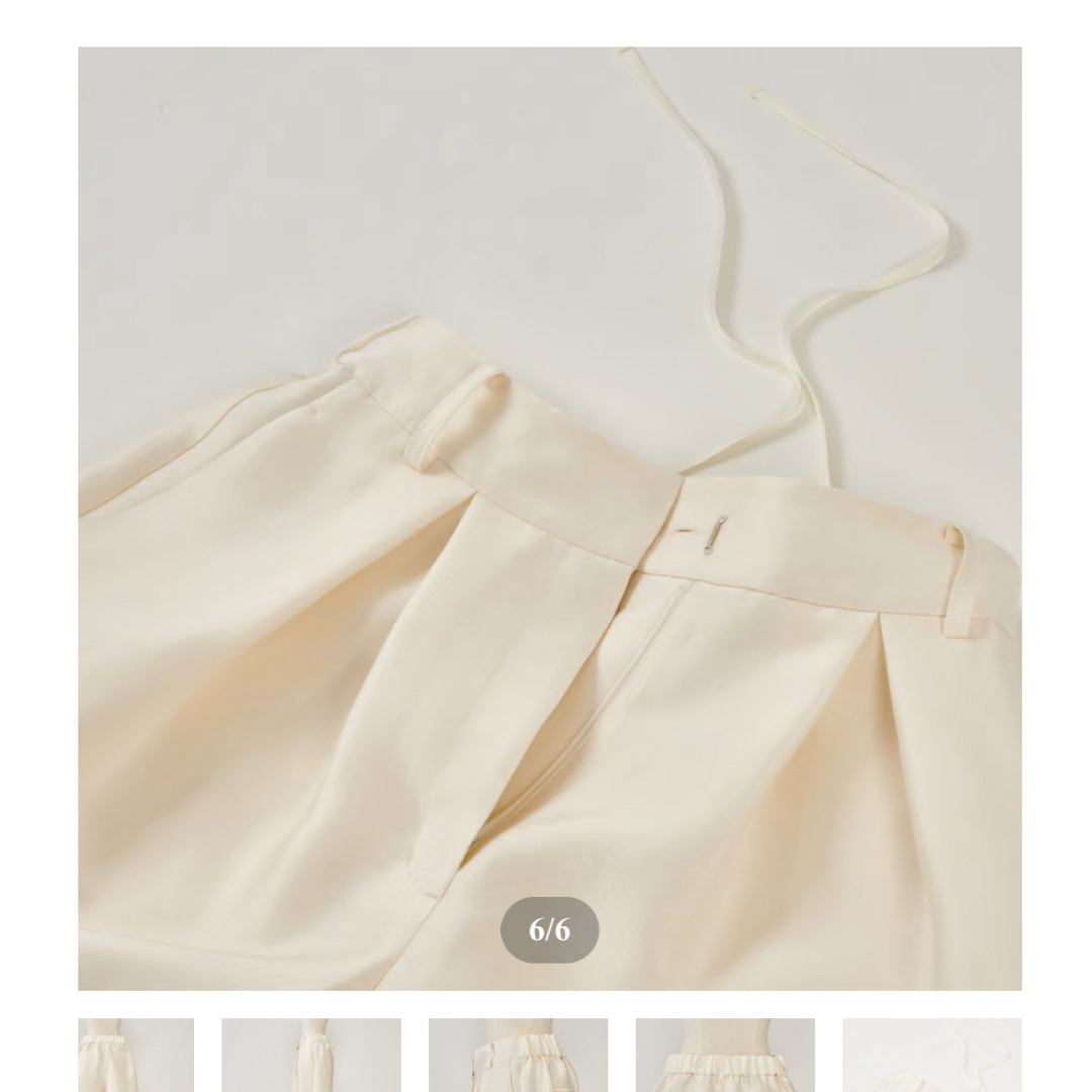 heve シアーサテンガウチョパンツ36新品の通販 by ami's shop heve シアーサテンガウチョパンツ36新品の通販 by ami's shop