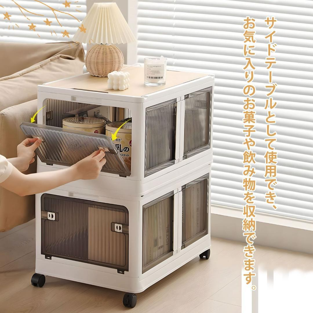 収納ボックス 収納ケース 折りたたみ 5面開き 積み重ね 蓋付き 収納ボックス 収納ケース 折りたたみ 5面開き 積み重ね 蓋付き