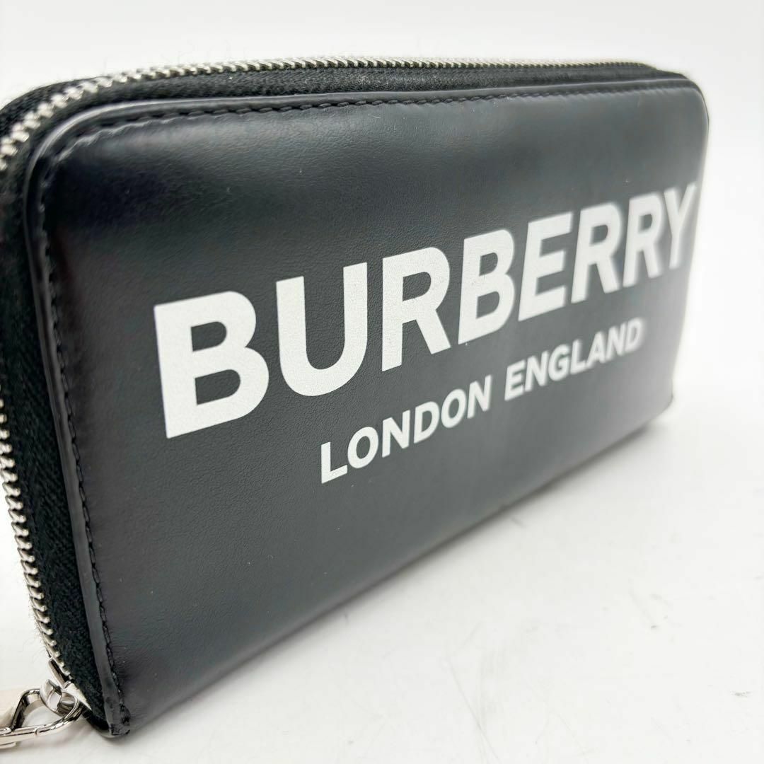BURBERRY - バーバリー BURBERRY 長財布 ラウンドファスナー ホースフェリー