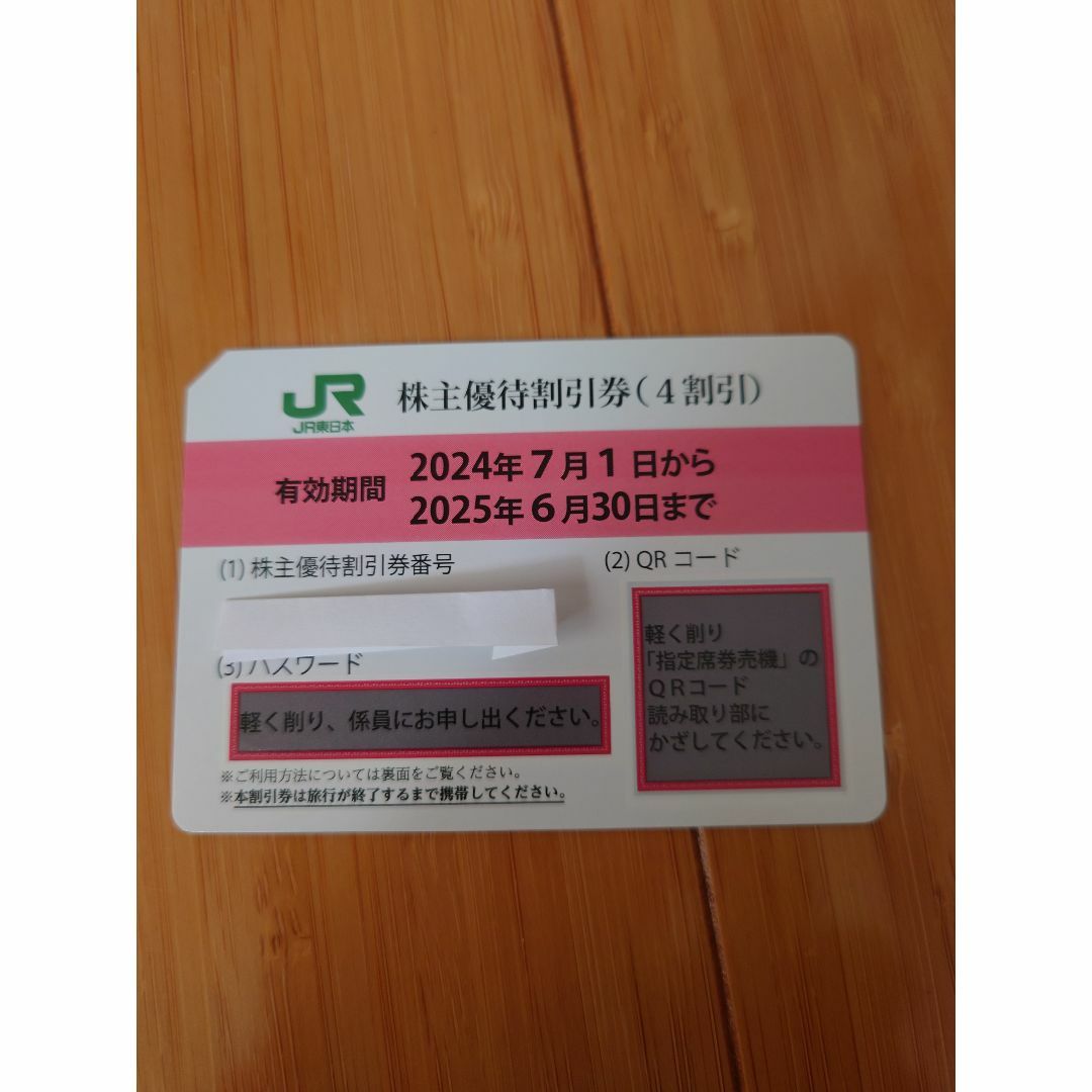 JR東日本株主優待券 チケットの優待券/割引券(その他)の商品写真