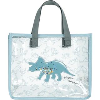 予約新品 スパンコール/恐竜/プールバッグ/ビニール トリケラトプス　 男の子 (トートバッグ)