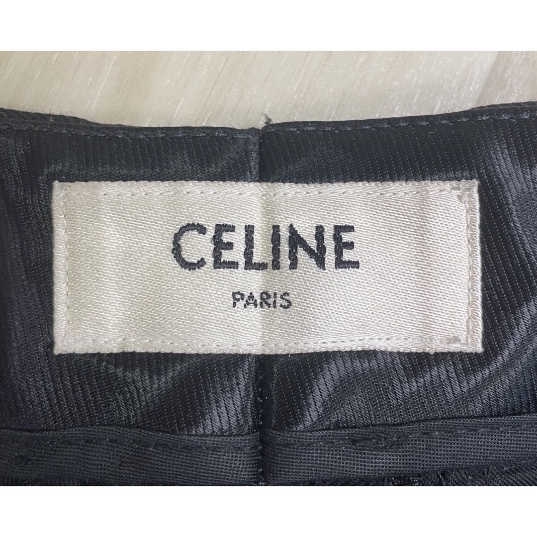 19SS Celine ウール100 ツープリーツ ニューウェーブパンツ 46 19SS Celine ウール100 ツープリーツ ニューウェーブパンツ 46