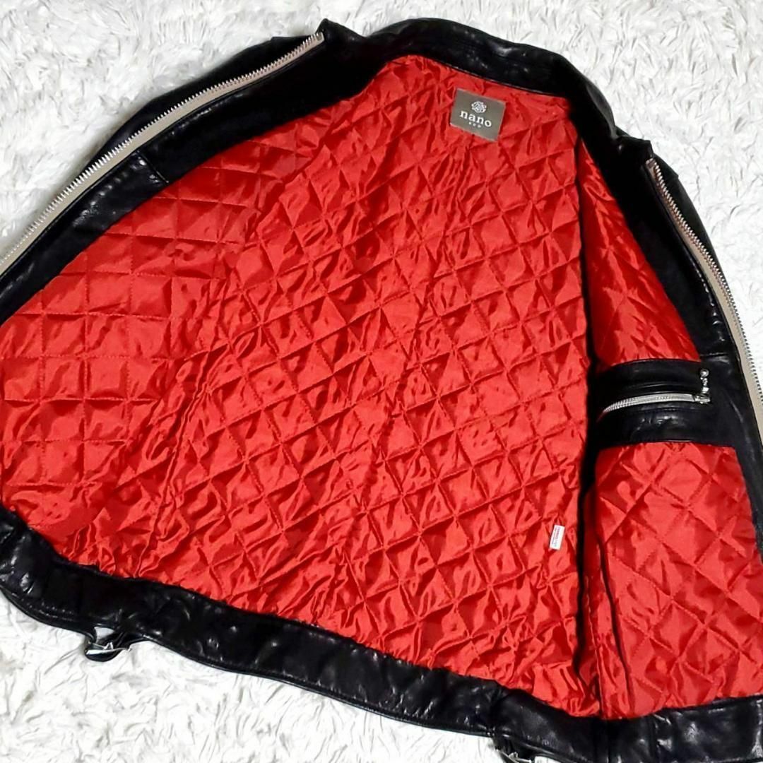 nano・universe - 美品 M ナノユニバース 羊革 シングル nano・universe - 美品 M ナノユニバース 羊革 シングル