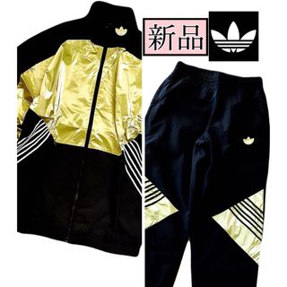 adidas(ナイロンジャケット ・ ゴールド/金色系)のフリマ adidas(ナイロンジャケット ・ ゴールド/金色系)のフリマ