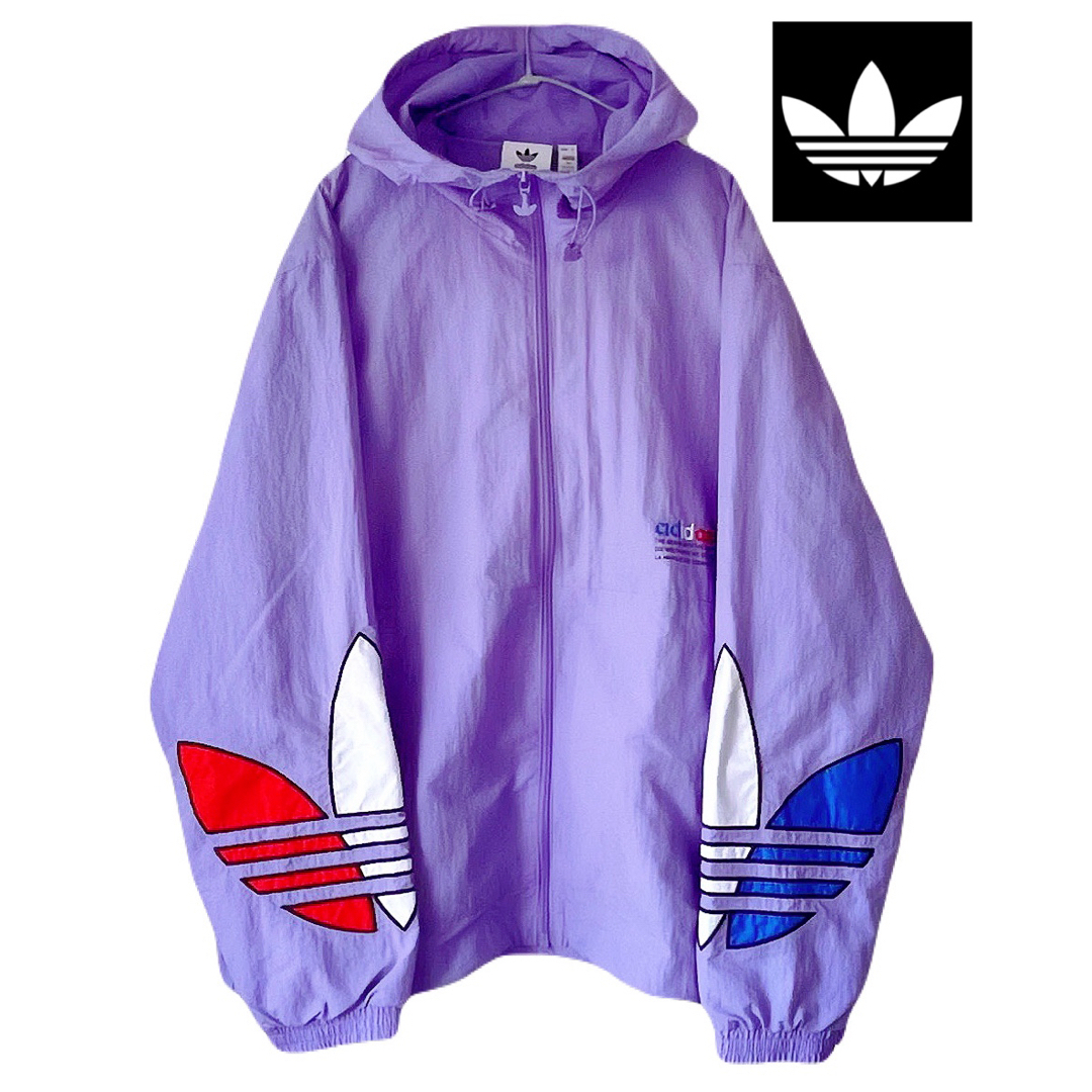 adidas - アディダス トリコカラー ウィンドブレーカー ナイロン adidas - アディダス トリコカラー ウィンドブレーカー ナイロン
