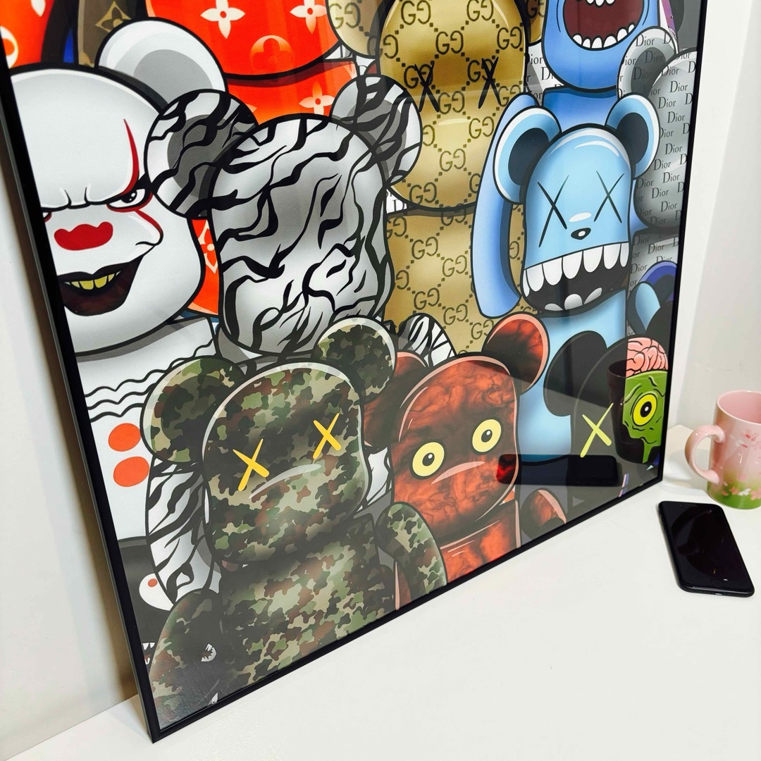 ポスター】KAWS(カウズ)20 ベアブリック(A1サイズ)の通販 by ポスター】KAWS(カウズ)20 ベアブリック(A1サイズ)の通販 by