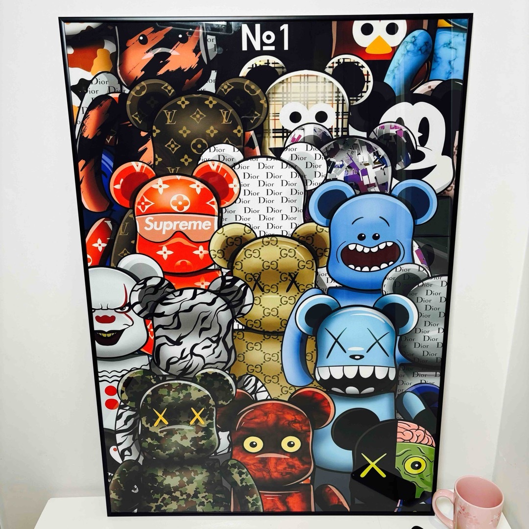 ポスター】KAWS(カウズ)20 ベアブリック(A1サイズ)の通販 by ポスター】KAWS(カウズ)20 ベアブリック(A1サイズ)の通販 by