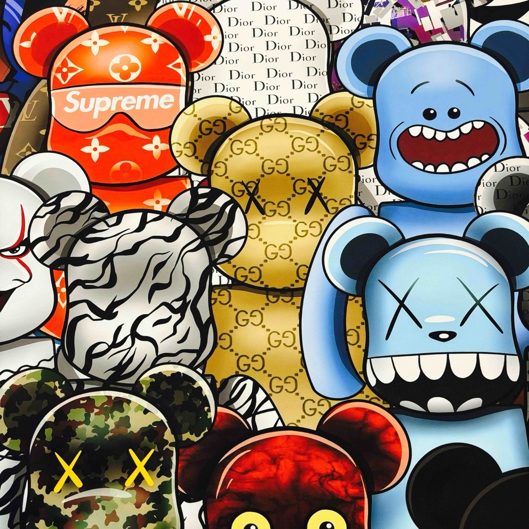 ポスター】KAWS(カウズ)20 ベアブリック(A1サイズ)の通販 by ポスター】KAWS(カウズ)20 ベアブリック(A1サイズ)の通販 by