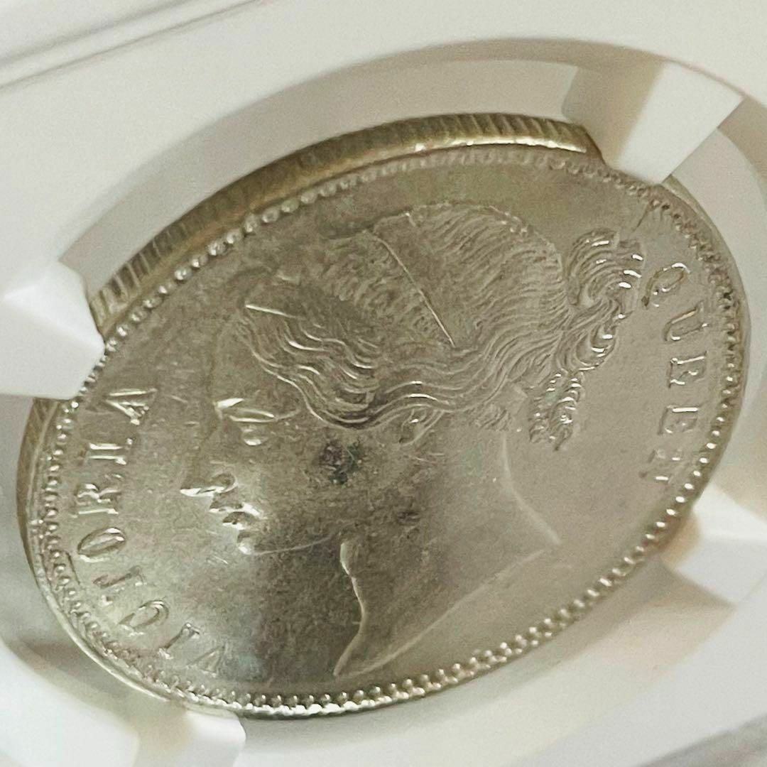 1840 イギリス領インド 1ルピー銀貨 ヤングヘッドヴィクトリア AU58 1840 イギリス領インド 1ルピー銀貨 ヤングヘッドヴィクトリア AU58