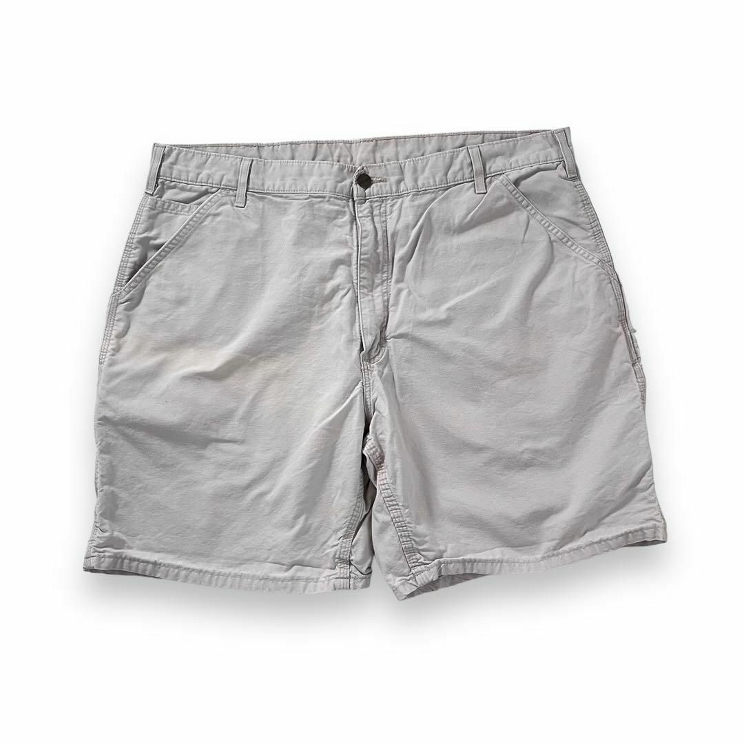 carhartt - カーハート ハーフパンツ ペインターパンツ ベージュ carhartt - カーハート ハーフパンツ ペインターパンツ ベージュ