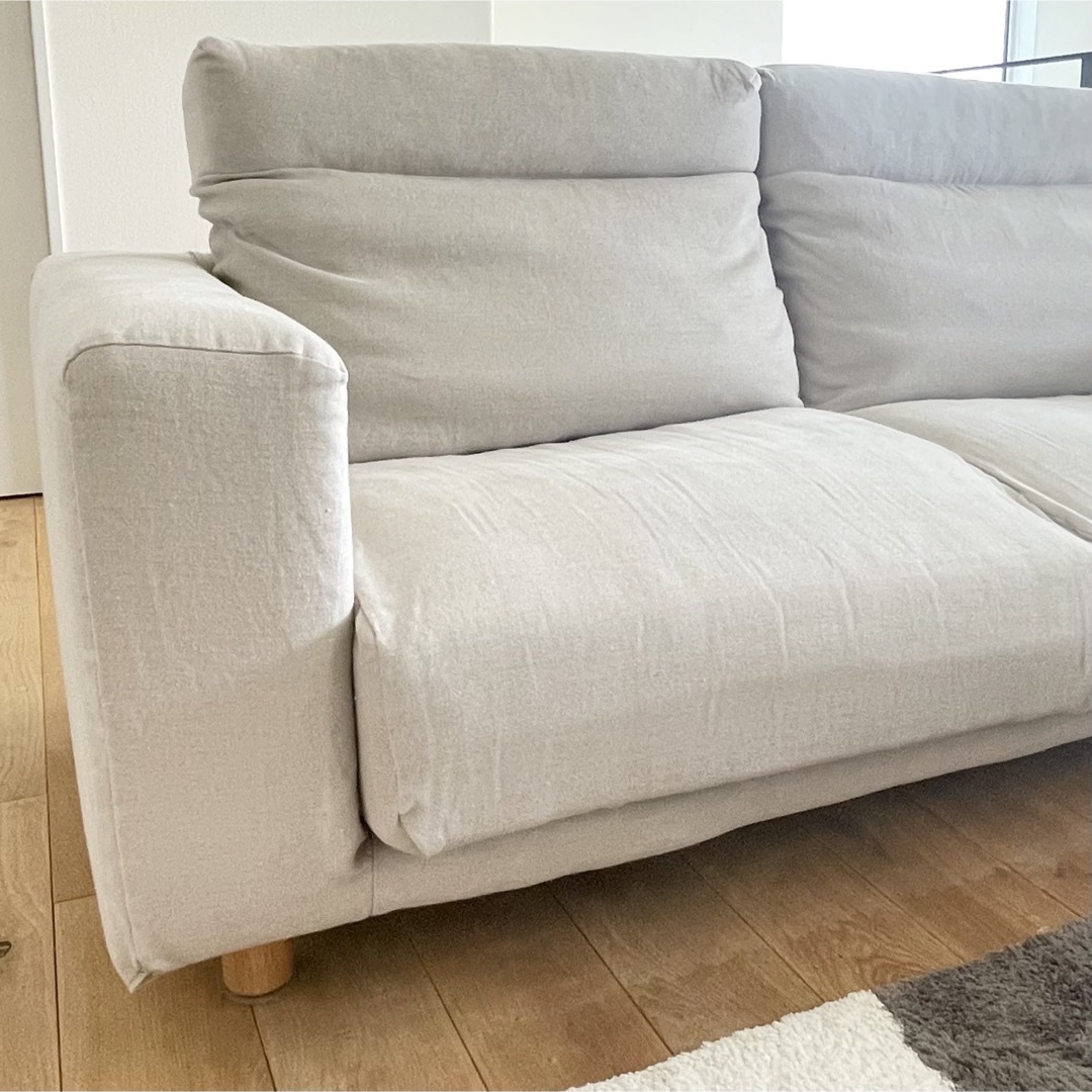 MUJI (無印良品) - 無印良品 ソファ 2.5シーター ハイバック MUJI (無印良品) - 無印良品 ソファ 2.5シーター ハイバック