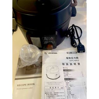 アイリスオーヤマ(アイリスオーヤマ)の売り切り価格　電気圧力鍋 アイリスオーヤマ 3L  kcp-ma3-b(鍋/フライパン)