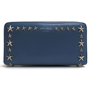 ジミーチュウ JIMMY CHOO 長財布 メタリックネイビー ジミーチュウ JIMMY CHOO 長財布 メタリックネイビー