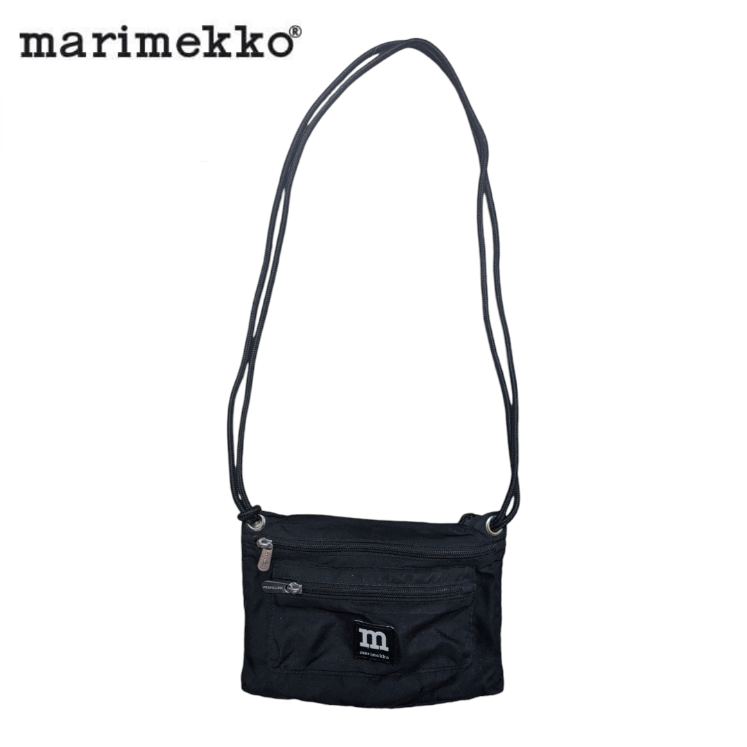 marimekko - marimekko ブラック ナイロン スマートトラベル marimekko - marimekko ブラック ナイロン スマートトラベル