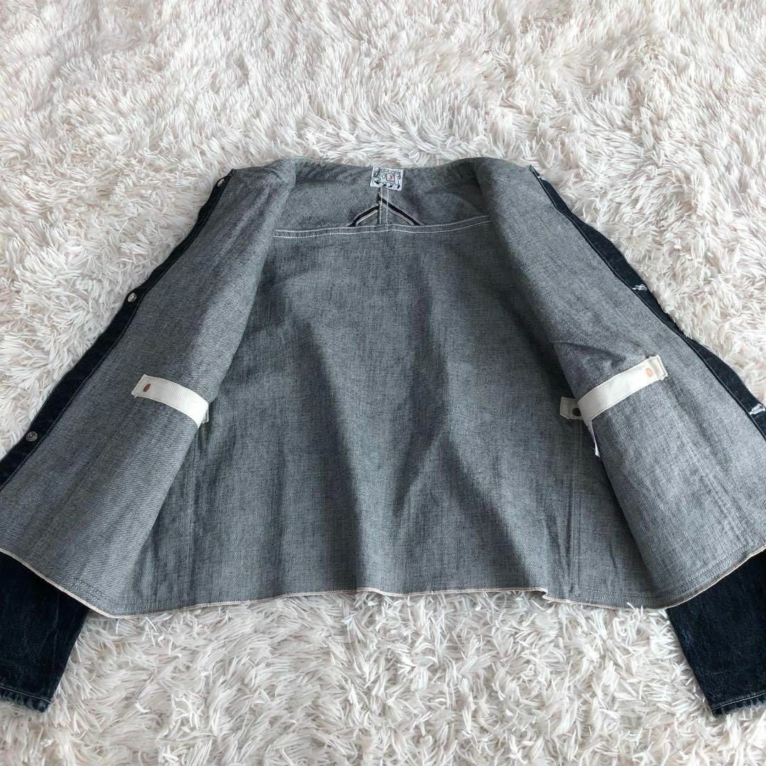TENDER - TENDER COテンダー ノーカラーデニムジャケット 型番 TENDER - TENDER COテンダー ノーカラーデニムジャケット 型番