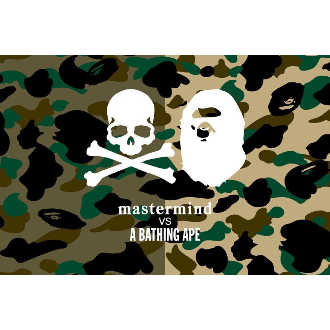 A BATHING APE(アベイシングエイプ)のアベシングエイプbapeマスターマインドジャパン日本製ベイプ　ストライプTシャツ メンズのトップス(Tシャツ/カットソー(半袖/袖なし))の商品写真