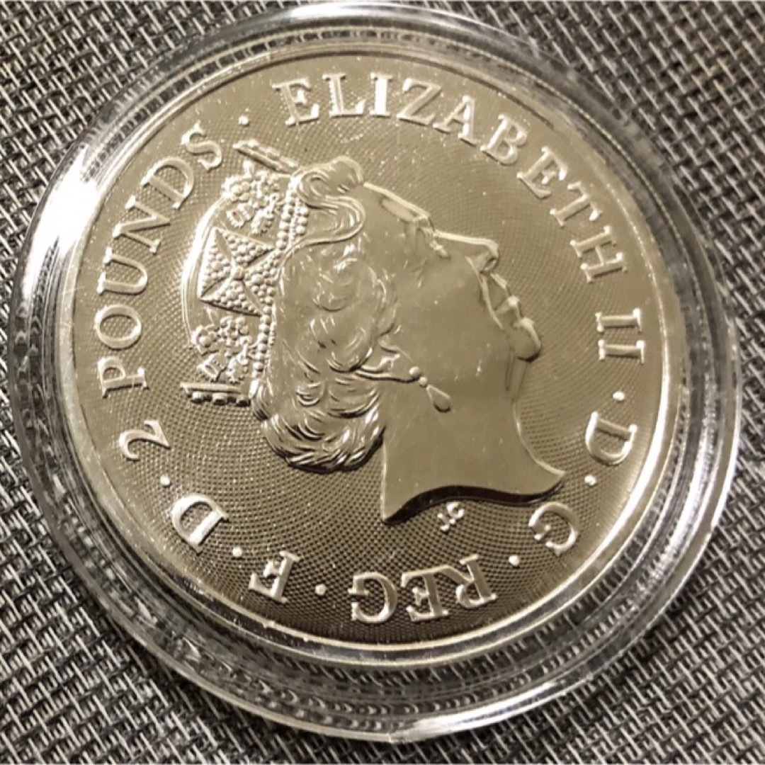驚きの安さ イギリス「神話と伝説 ・ロビンフッド 」2ポンド 純銀 銀貨 1 その他