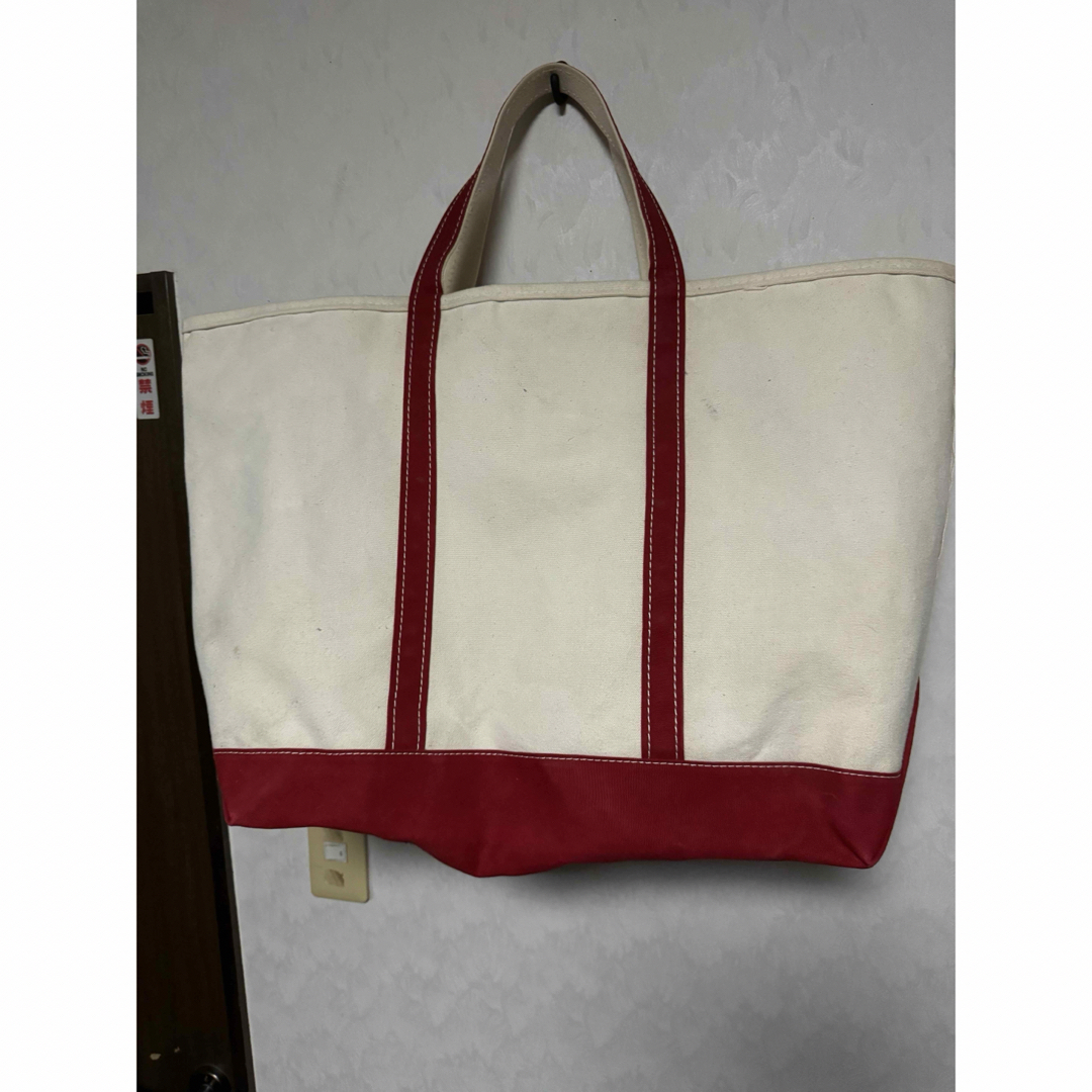llbean トートバッグ 2トーンタグ 80年代 EDA レッド 80s llbean トートバッグ 2トーンタグ 80年代 EDA レッド 80s