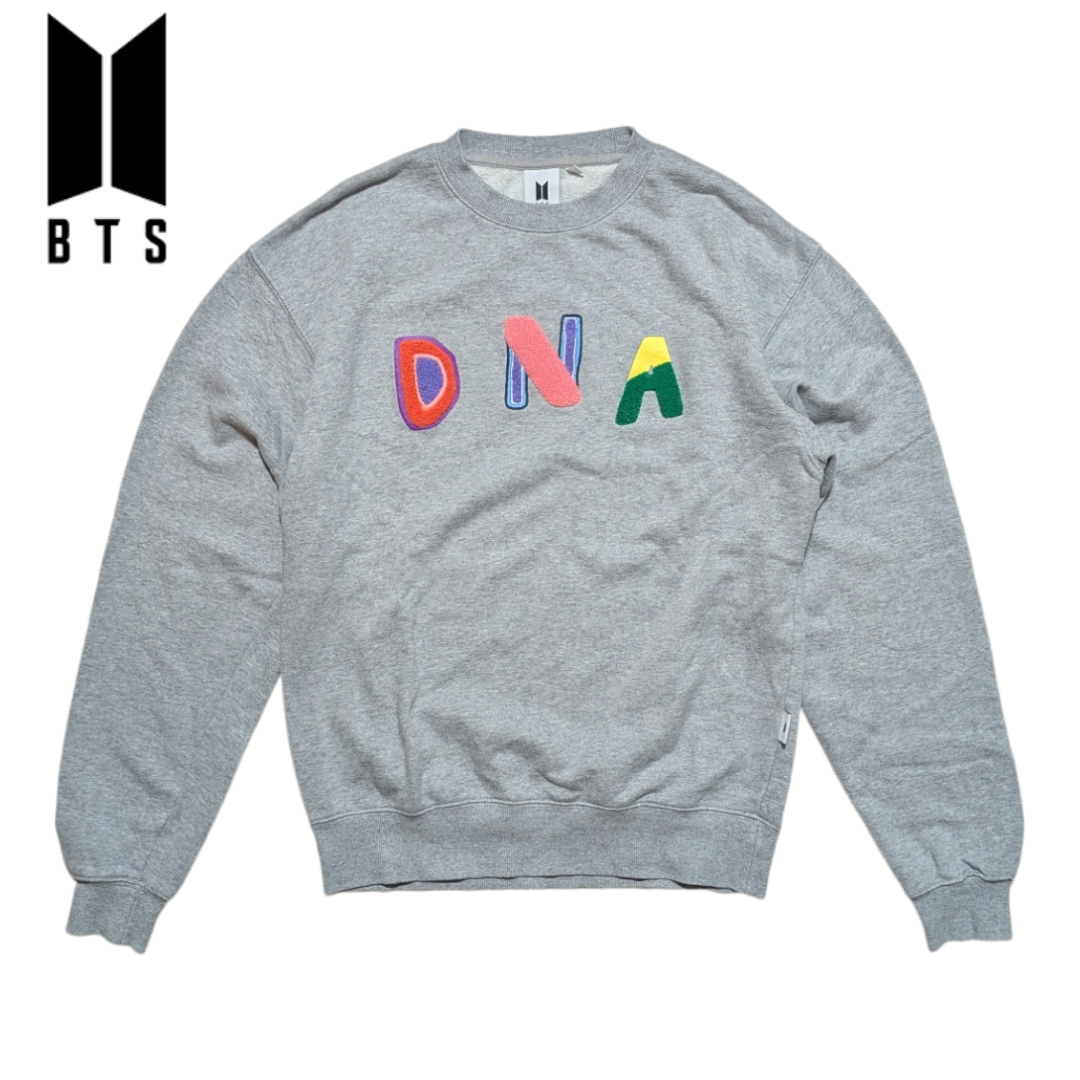 防弾少年団(BTS) - BTS 防弾少年団 グレー DNA スウェット 防弾少年団(BTS) - BTS 防弾少年団 グレー DNA スウェット