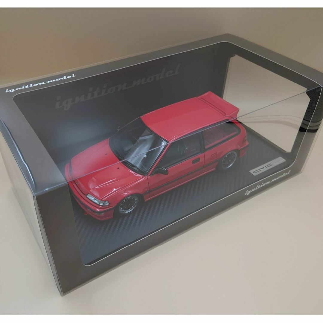1/18 ホンダ シビック Honda CIVIC (EF9) SiR レッドの通販 by 1/18 ホンダ シビック Honda CIVIC (EF9) SiR レッドの通販 by