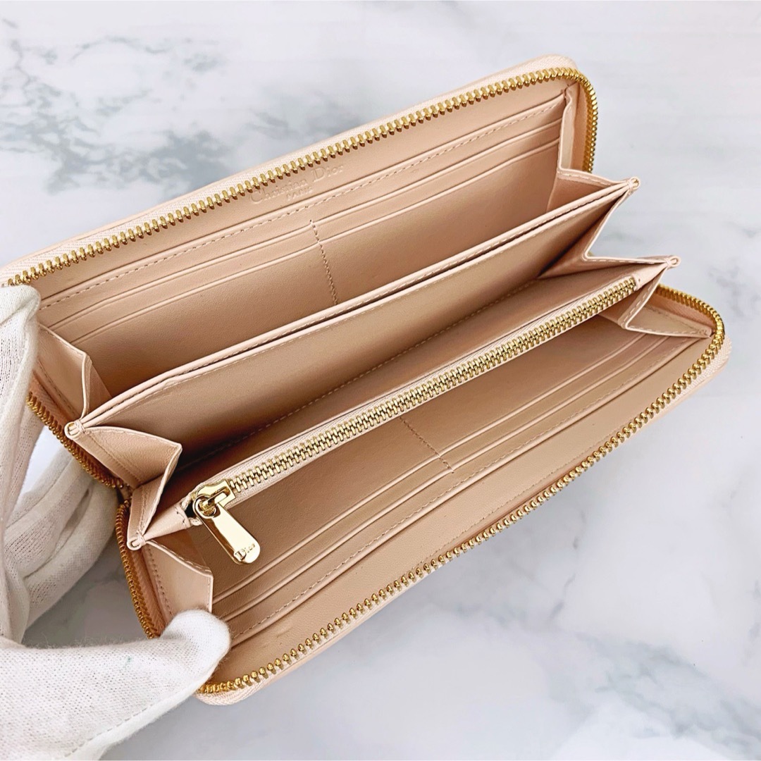 Christian Dior - 完品 Dior 長財布 カナージュ ディオール フル Christian Dior - 完品 Dior 長財布 カナージュ ディオール フル
