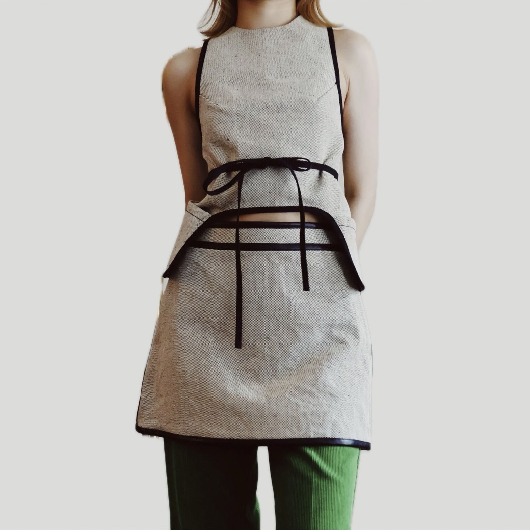 FUMIKA_UCHIDA - タグ付き☆ FUMIKA UCHIDA CHAMBRAY APRON TOP FUMIKA_UCHIDA - タグ付き☆ FUMIKA UCHIDA CHAMBRAY APRON TOP