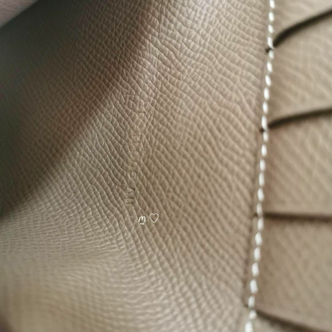 HERMES エルメス クリック12 三つ折り財布 エトゥープ ゴールド金具 HERMES エルメス クリック12 三つ折り財布 エトゥープ ゴールド金具