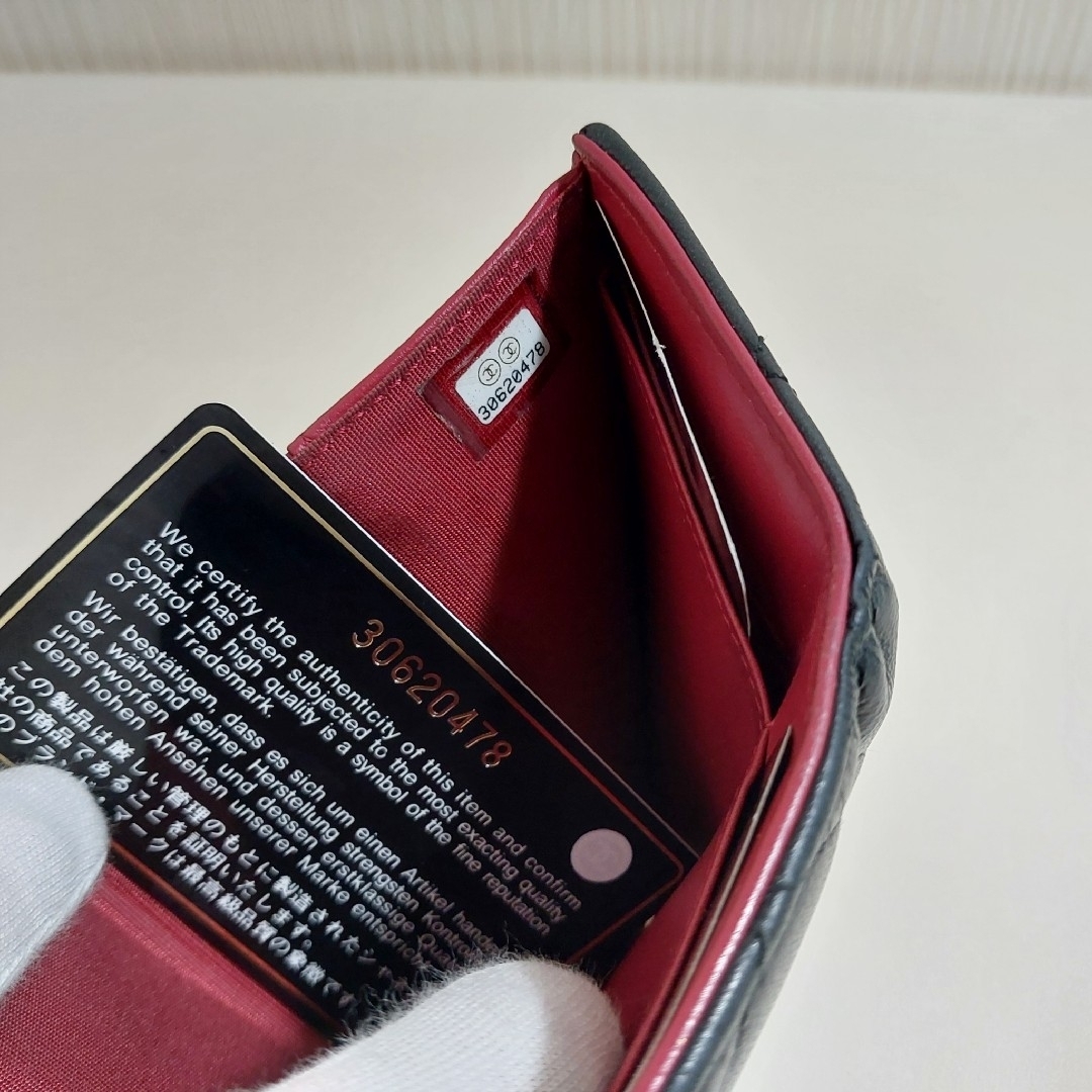 CHANEL - シャネル19 ディズヌフ ココマーク マトラッセ 三つ折 CHANEL - シャネル19 ディズヌフ ココマーク マトラッセ 三つ折