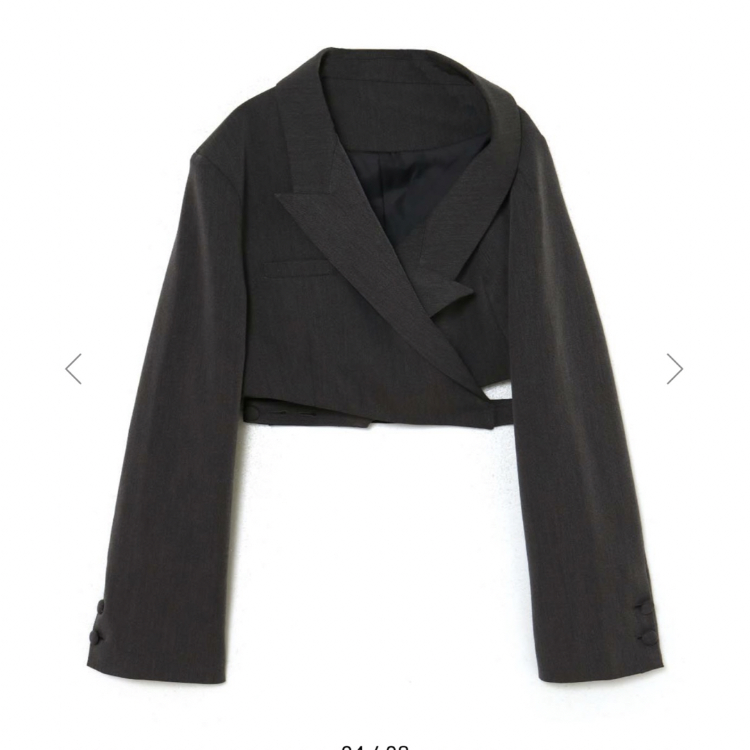 meltthelady one shoulder cropped jacket - ジャケット・アウター meltthelady one shoulder cropped jacket - ジャケット・アウター