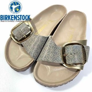 ビルケンシュトック(BIRKENSTOCK)のBIRKENSTOCK BigBuckle セラミックパターンベージュ　25cm(サンダル)