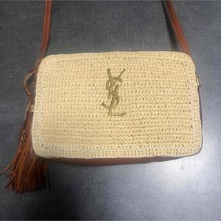 Yves Saint Laurent - ysl ショルダーバッグ ラフィア ブラウン Yves Saint Laurent - ysl ショルダーバッグ ラフィア ブラウン