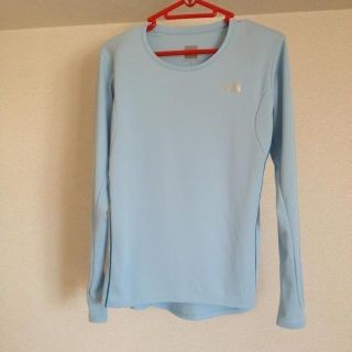 ザノースフェイス(THE NORTH FACE)のノースフェイス☆水色長袖シャツ(Tシャツ(長袖/七分))