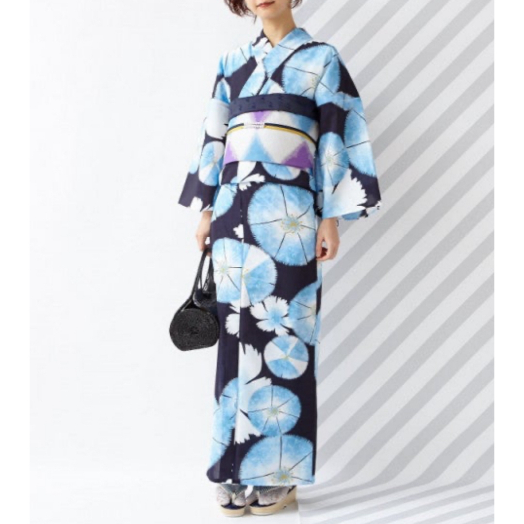 新品 ふりふ 三松☆撫子氷 なでしここおり洗える浴衣 アイロン 新品 ふりふ 三松☆撫子氷 なでしここおり洗える浴衣 アイロン