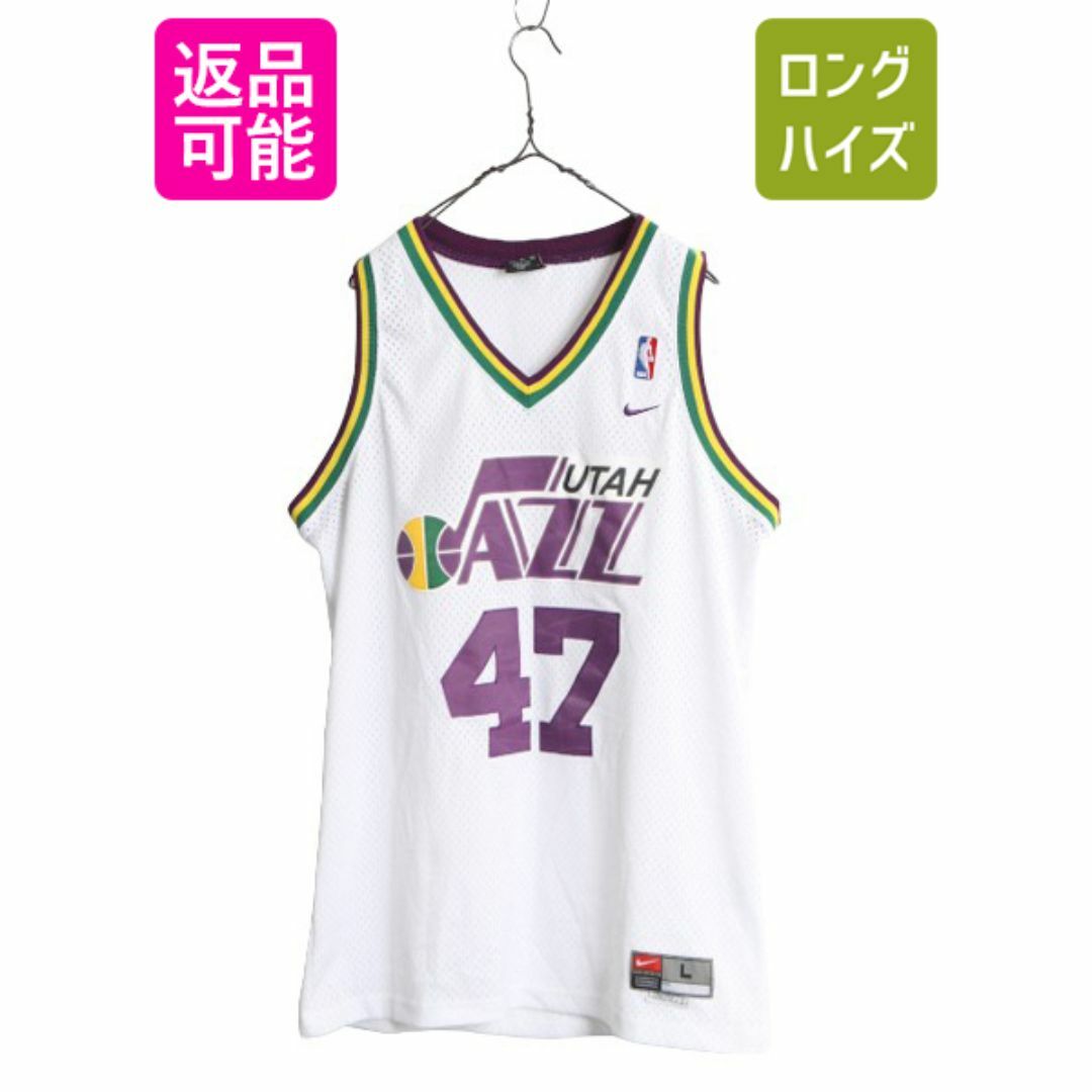 NIKE - 00s NBA オフィシャル ナイキ ジャズ メッシュ タンク NIKE - 00s NBA オフィシャル ナイキ ジャズ メッシュ タンク