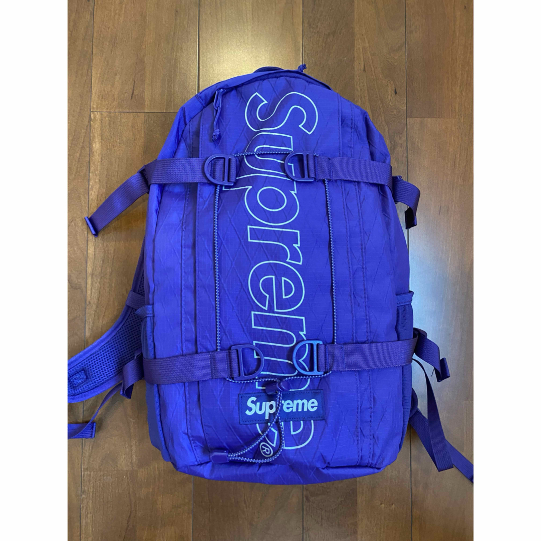 希少 パープル!】Supreme 18fw backpack バッグパック/リュック 希少 パープル!】Supreme 18fw backpack バッグパック/リュック
